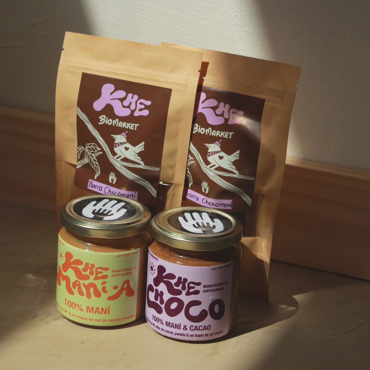 pack de chocolate, chocomani y barras de chocolate