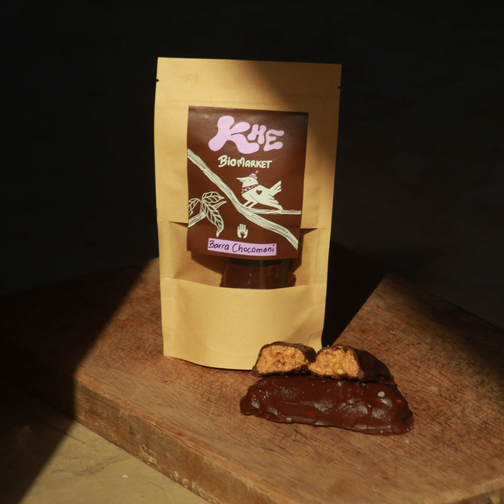 barra de chocomani artesanal hecha por khe
